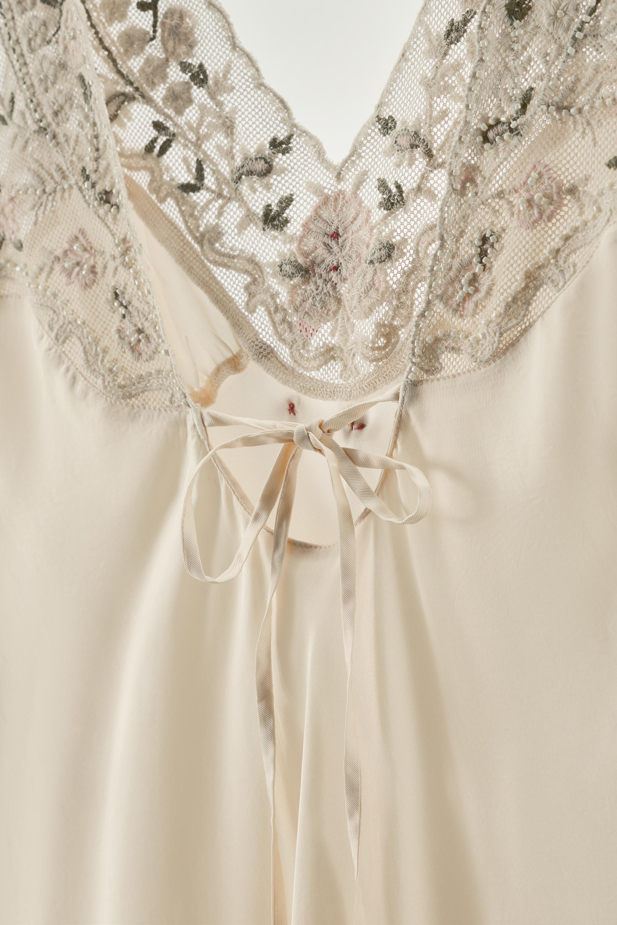 COMBINATION TULLE EMBROIDERED DRESS WITH BEADING