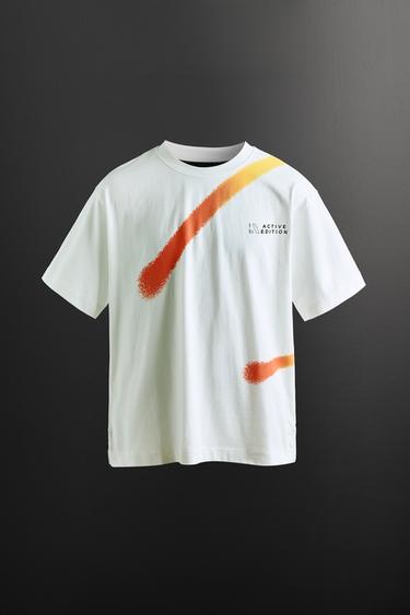 СПОРТИВНА ФУТБОЛКА - Білий Zara