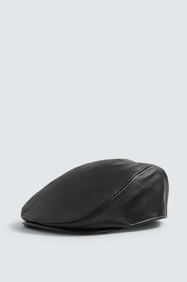LEATHER BERET LIMITED EDITION - Black by Zara