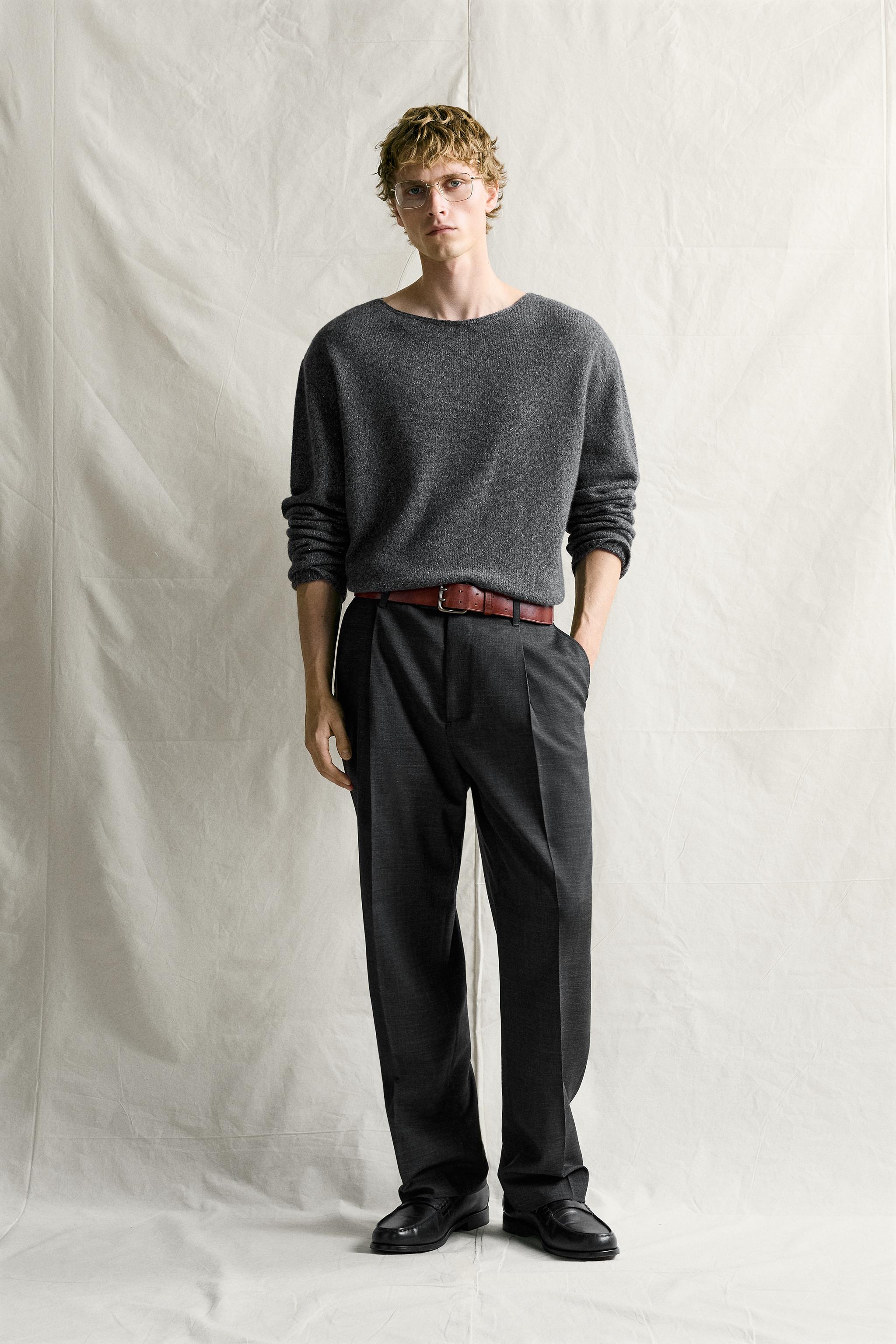 MANTECO® 100% WOOL PLEATED PANTS