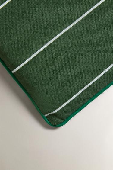 SURMATELAS RAYÉ PASSEPOILÉ - Vert de Zara - Image 2