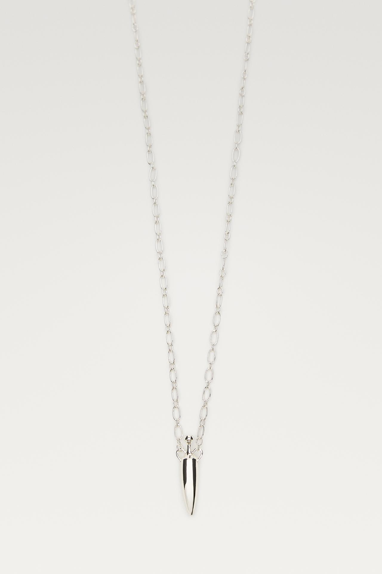 Amphora pendant necklace — Silver