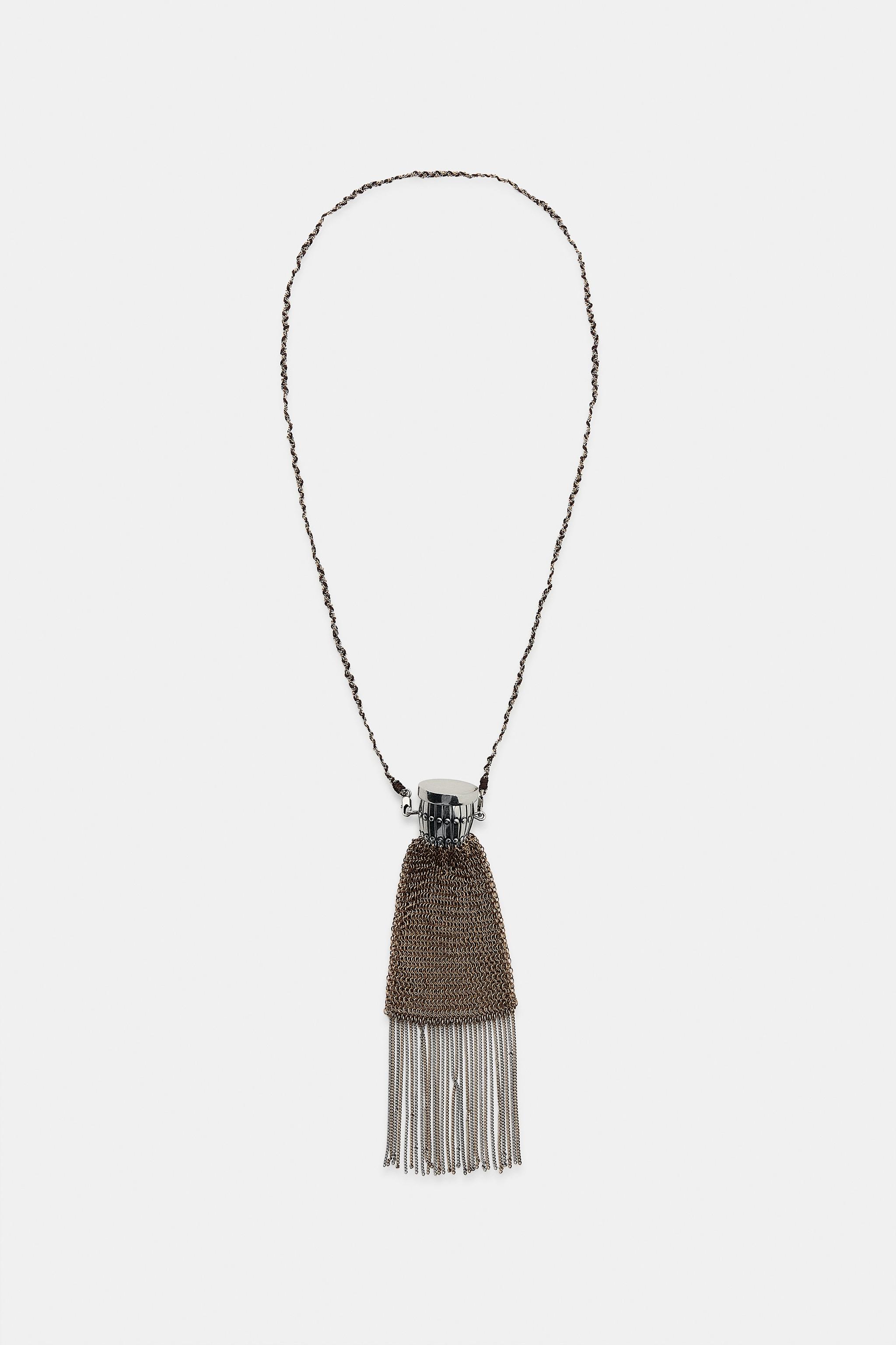 COLLIER BIMATIÈRE SAC À FRANGES