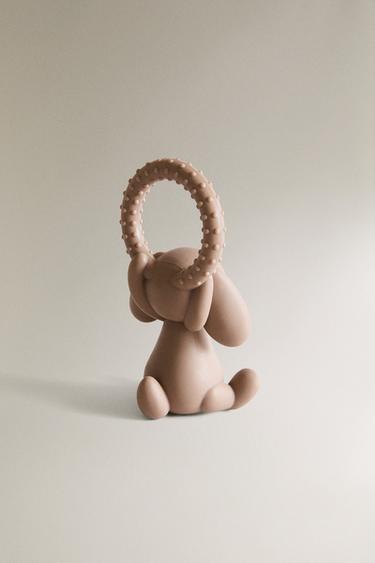 ANNEAU DE DENTITION BÉBÉ SILICONE LAPIN - Marron de Zara - Image 3