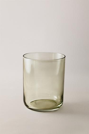 VASO VIDRIO COLOR - Verde de Zara