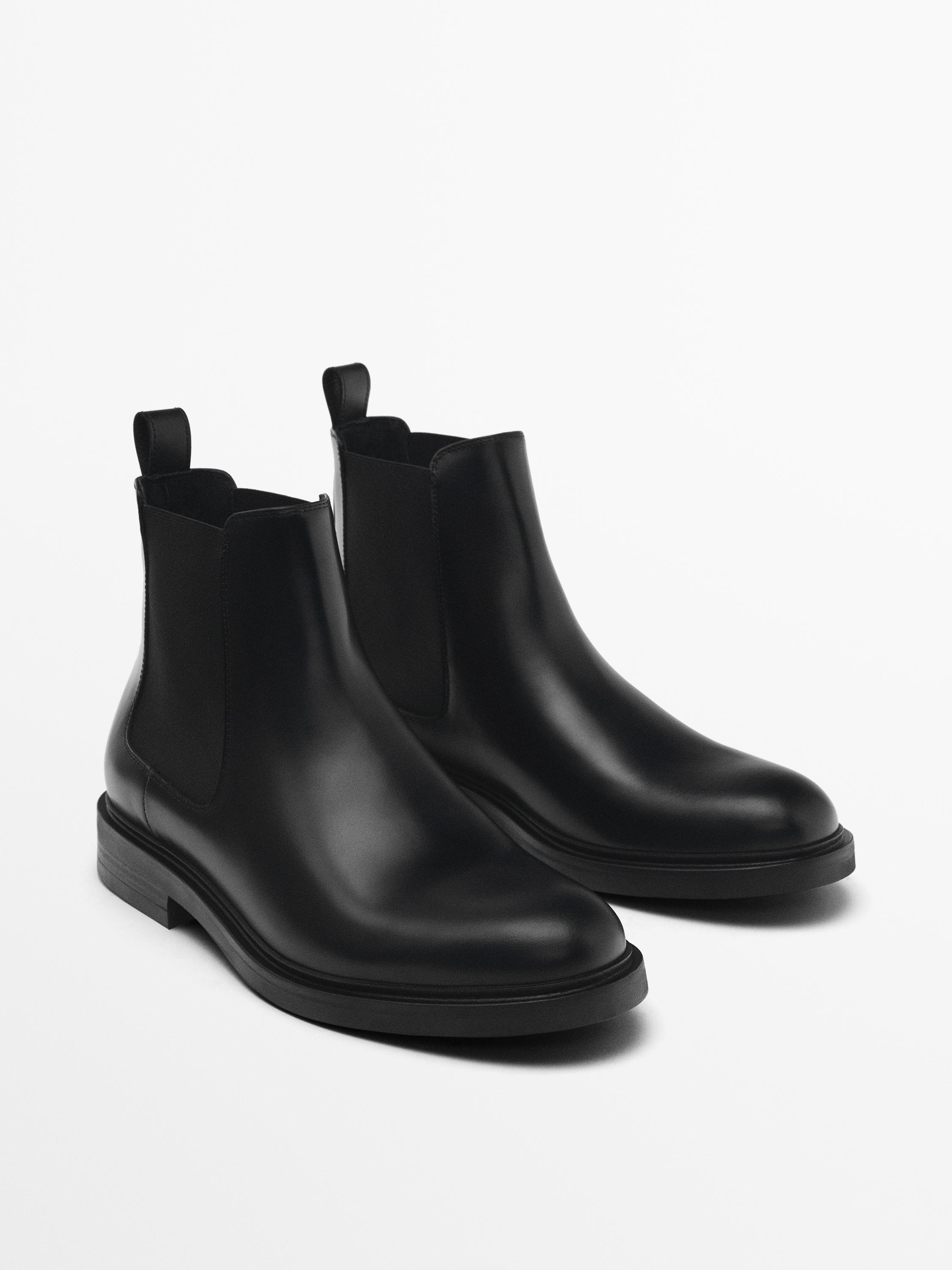 Black stretch ankle boots hotsell