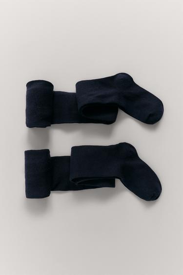 PAKET DUA LEOTARD HALUS - Biru navy dari Zara