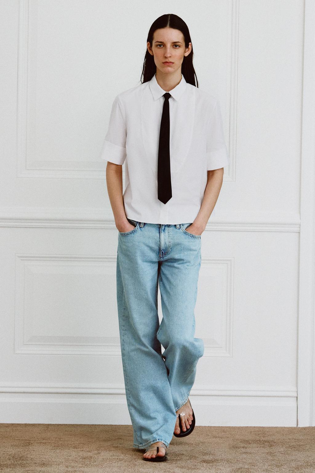 ZW COLLECTION TIE BIB SHIRT - image 2