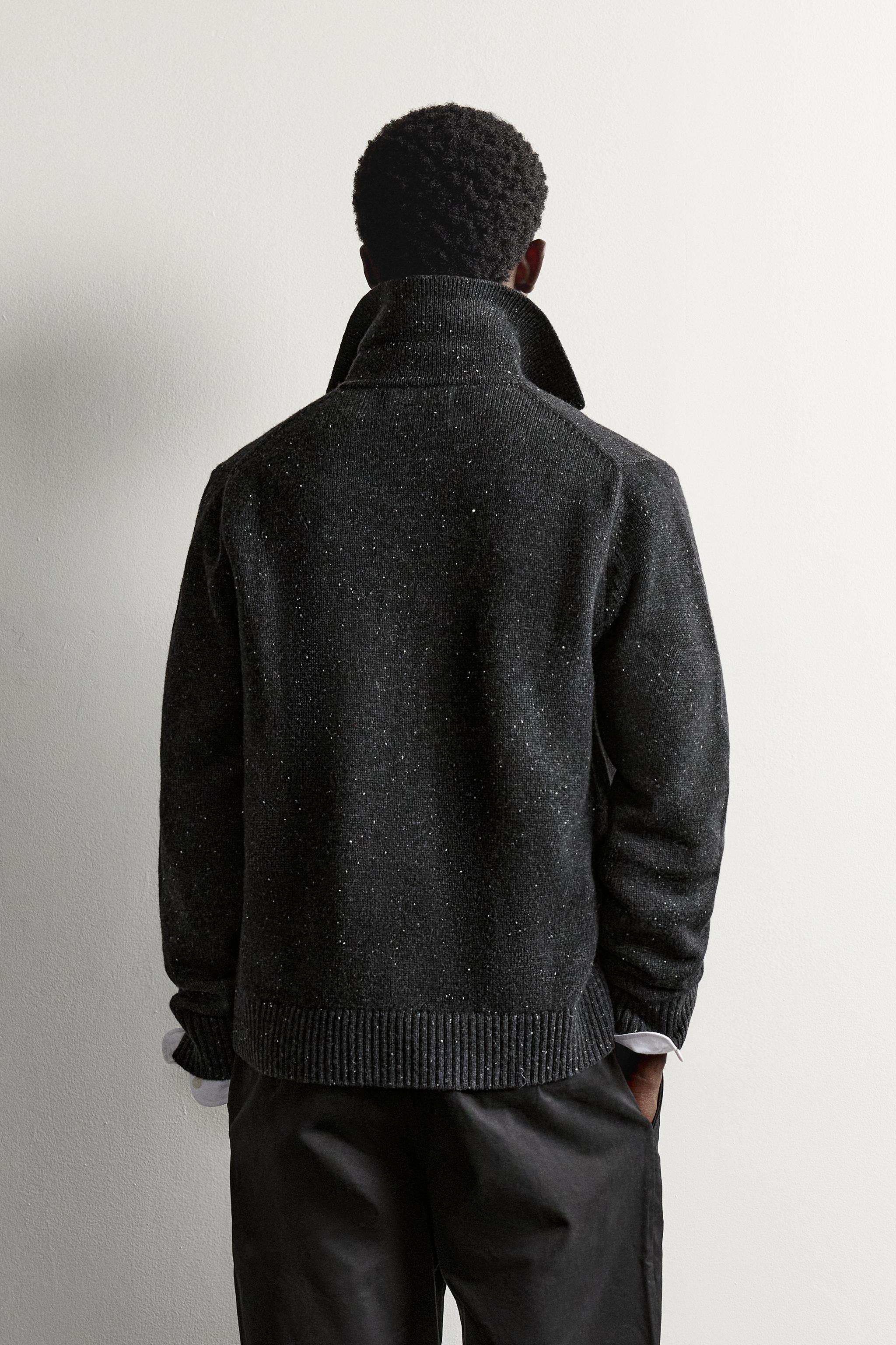 GILET EN MAILLE ZIPPÉ