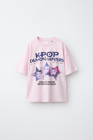 KPOP DEMON HUNTERS™ NETFLIX © STAR T-SHIRT - Pink by Zara