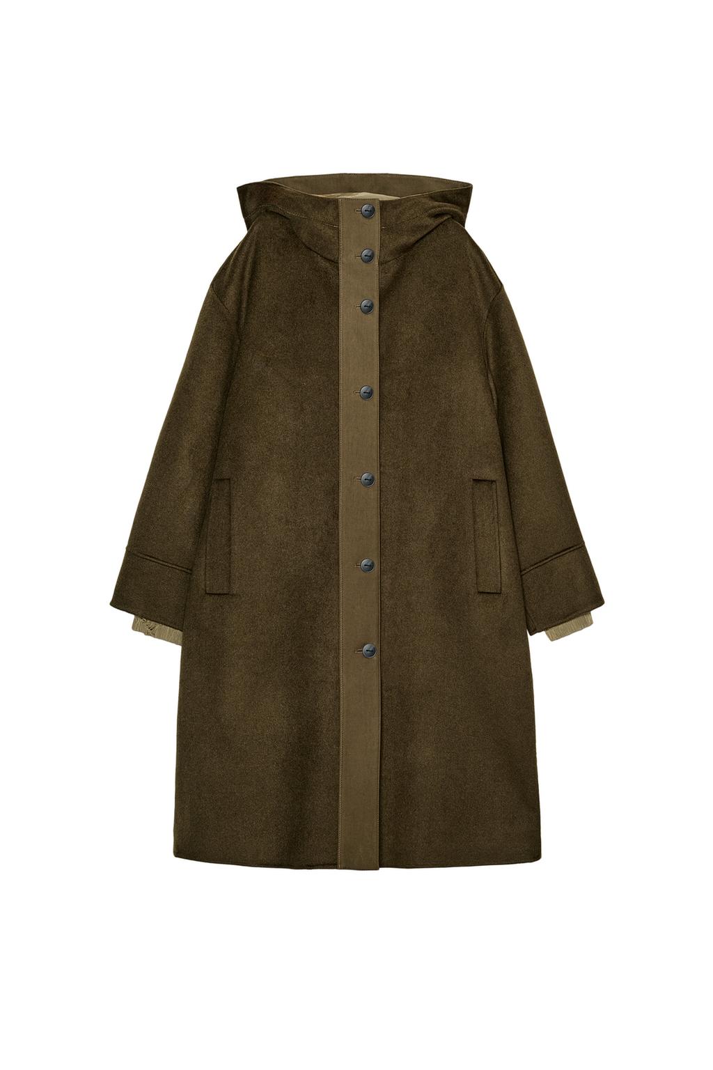 COMBINATION WOOL PARKA ZW COLLECTION LIMITED EDITION - image 3