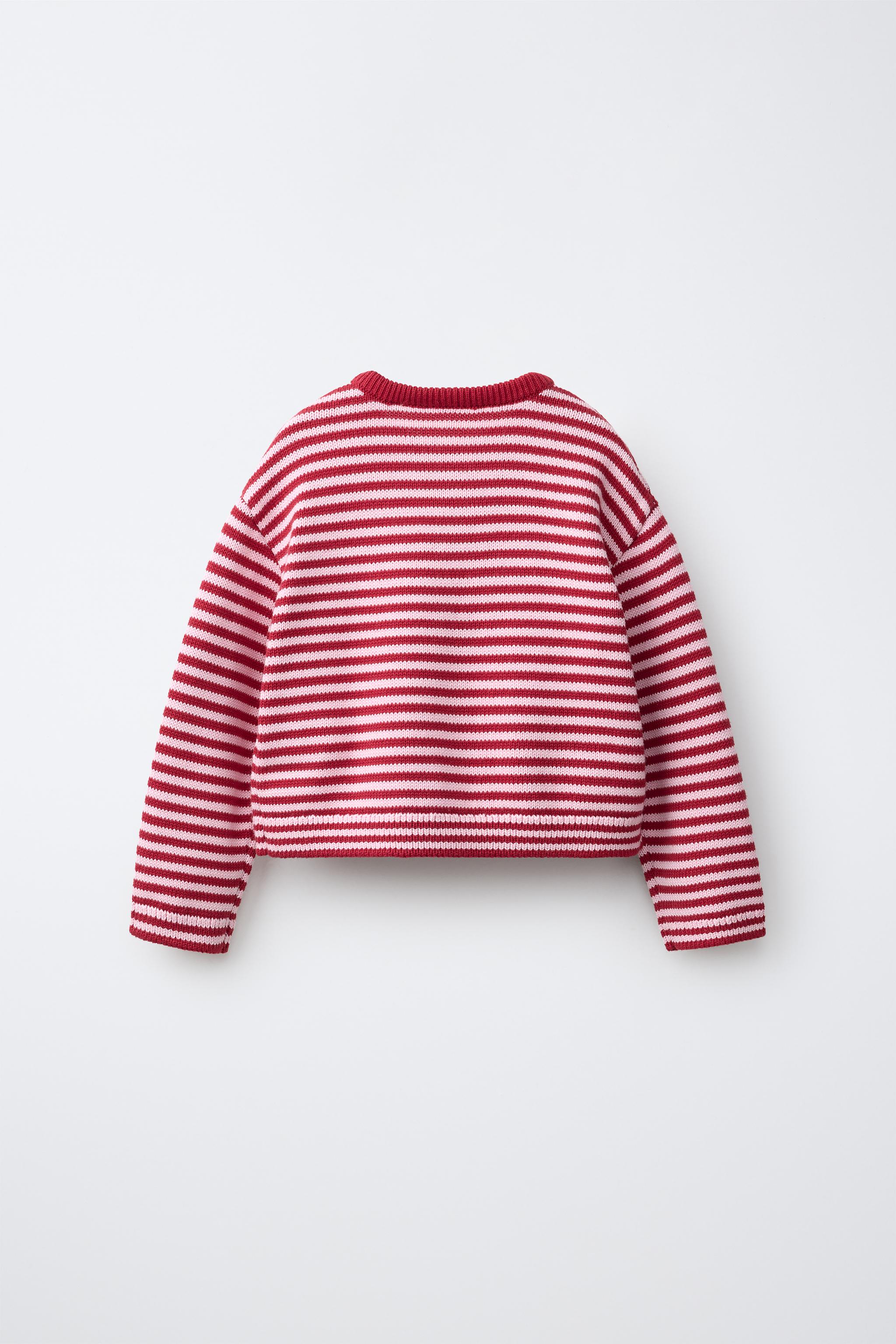 STRIPED AND CHERRY CARDIGAN
