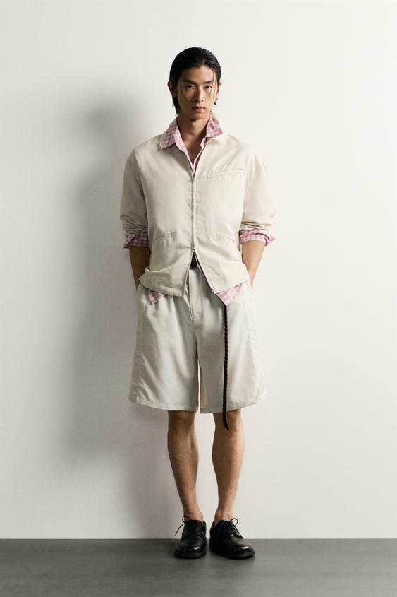 FLUID RELAXED FIT JACKET - Oyster-white by Zara - Image 0
