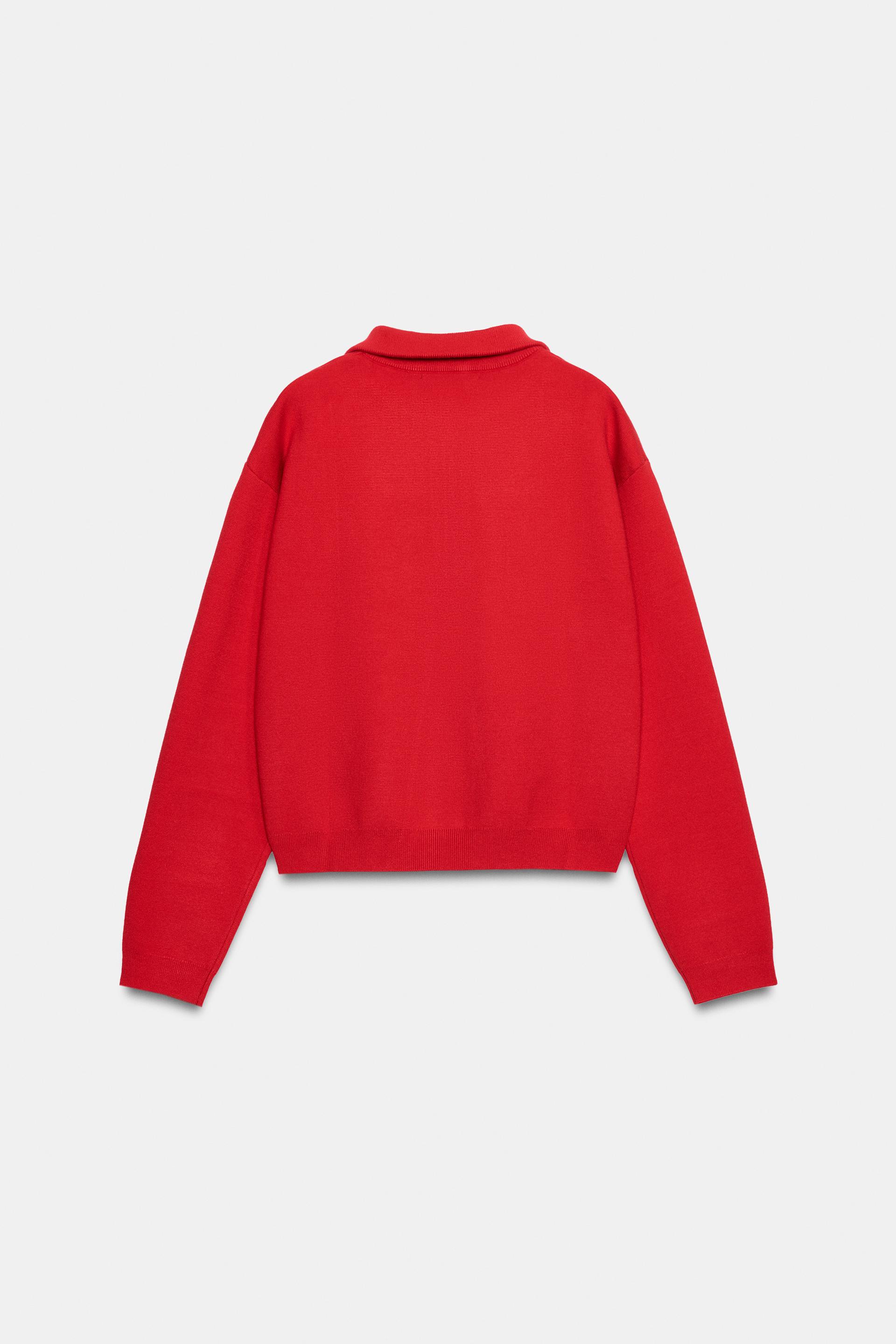 ZIP-UP KNIT SWEATER thumbnail 6