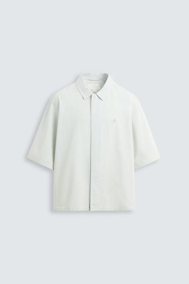 Zara STRIPED RELAXED FIT SHIRT - Striped