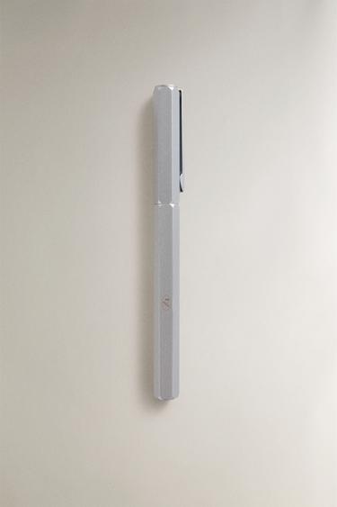 METAL BALLPOINT PEN - Silver by Zara - Image 0