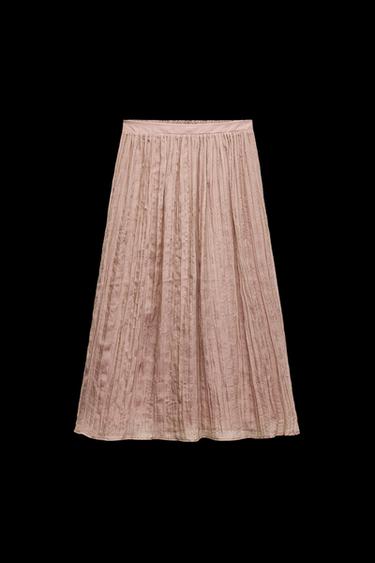 MITTELLANGER ROCK IM KNITTERLOOK - Rosa von Zara - Bild 0