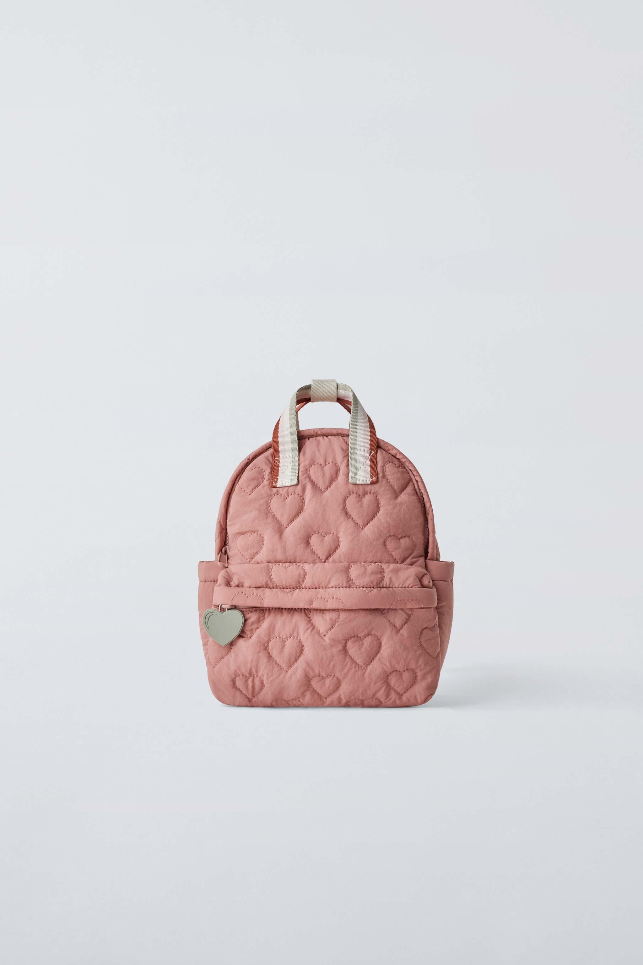 HEART BACKPACK Pink ZARA United Kingdom