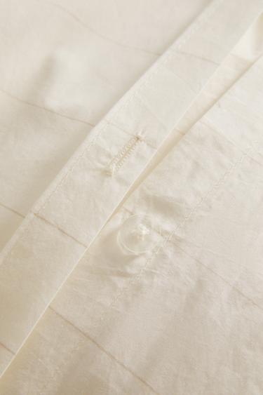 HOUSSE DE COUETTE RAYURES - Blanc cassé de Zara - Image 3