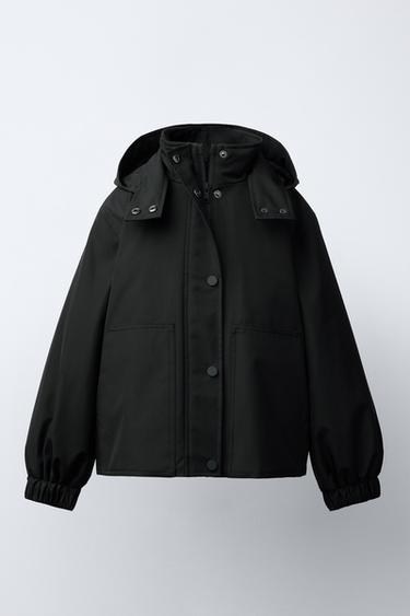 GESTEPPTER PARKA - Schwarz von Zara - Bild 0