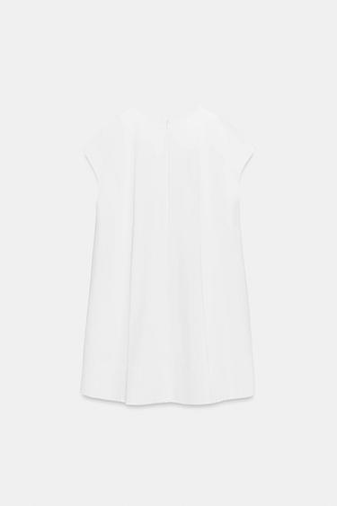 ROBE COURTE ZW COLLECTION - Blanc de Zara - Image 5