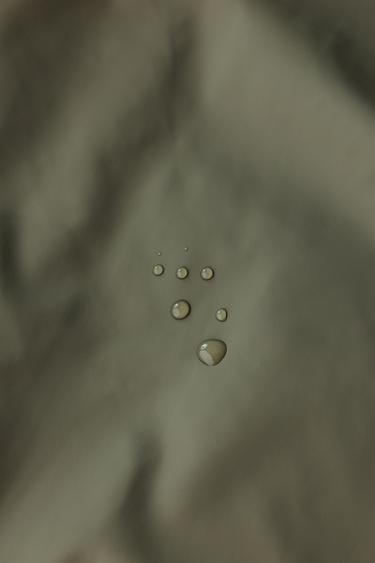 RUBBERISED WATER RESISTANT JUMPSUIT - Khaki by Zara - Image 4