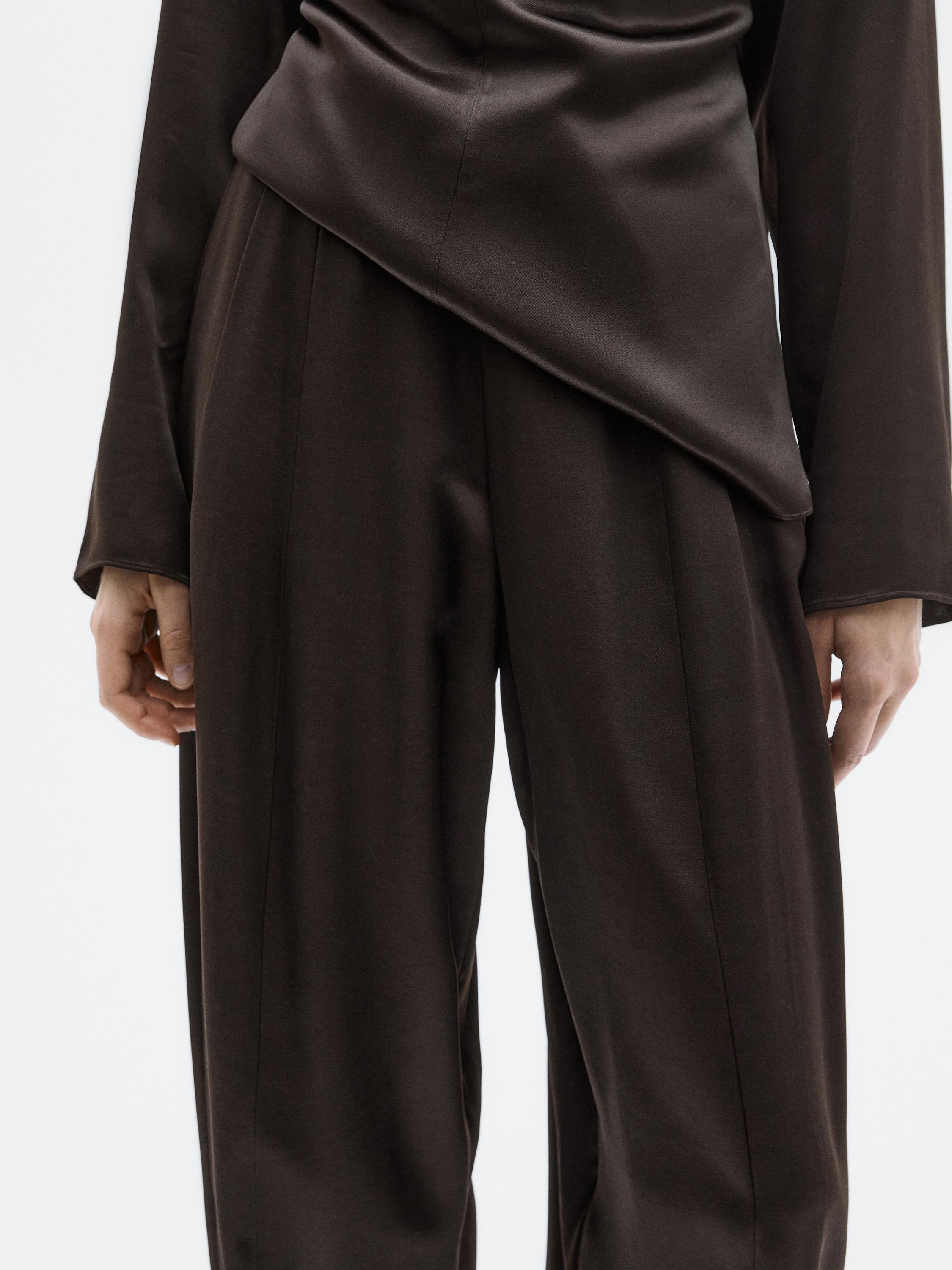Satin balloon fit trousers - LIMITED