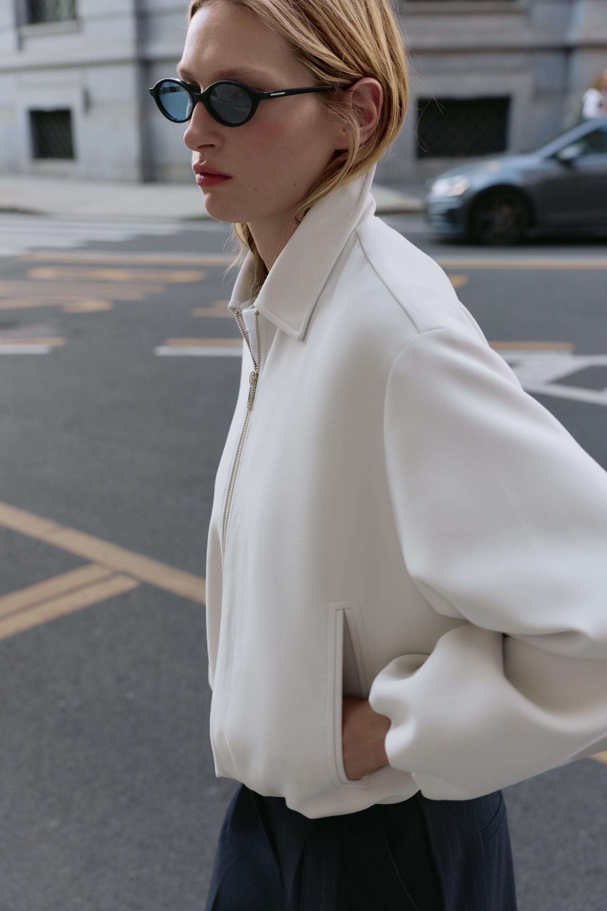 zara スパンコール　ボンバージャケット　完売品　itimi グランジ ZARA - ZARA スパンコールボンバージャケット S-Mの通販 by