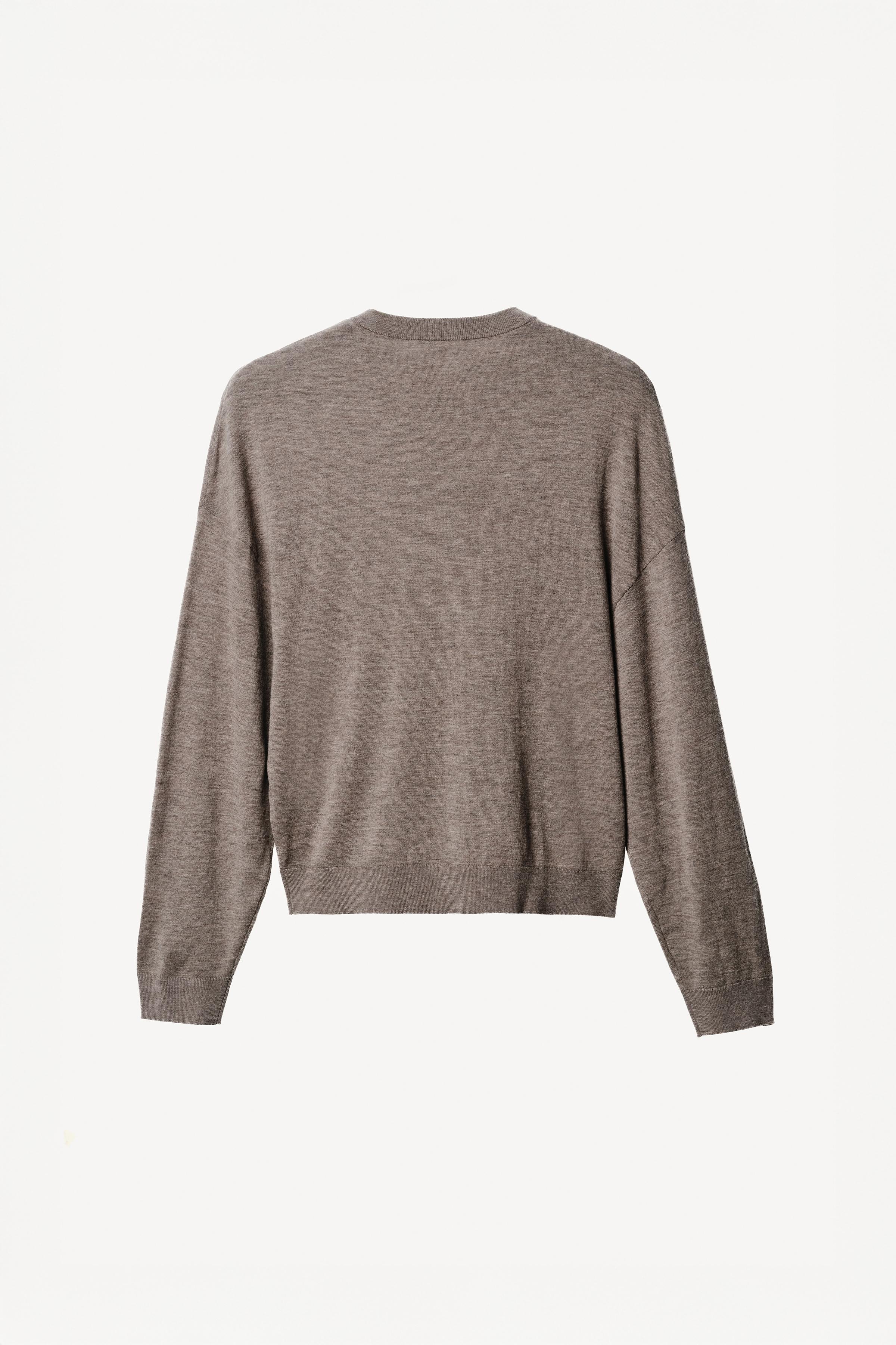ZARA origins カシミア　クルーネックニット ZARA - ZARA ORIGINS ザラ マン 秋冬 高級 カシミヤ100%☆ クルー