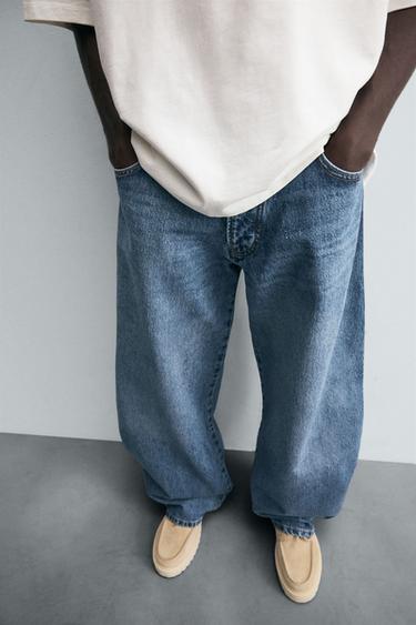 JEANS BALLOON FIT - Azul medio de Zara