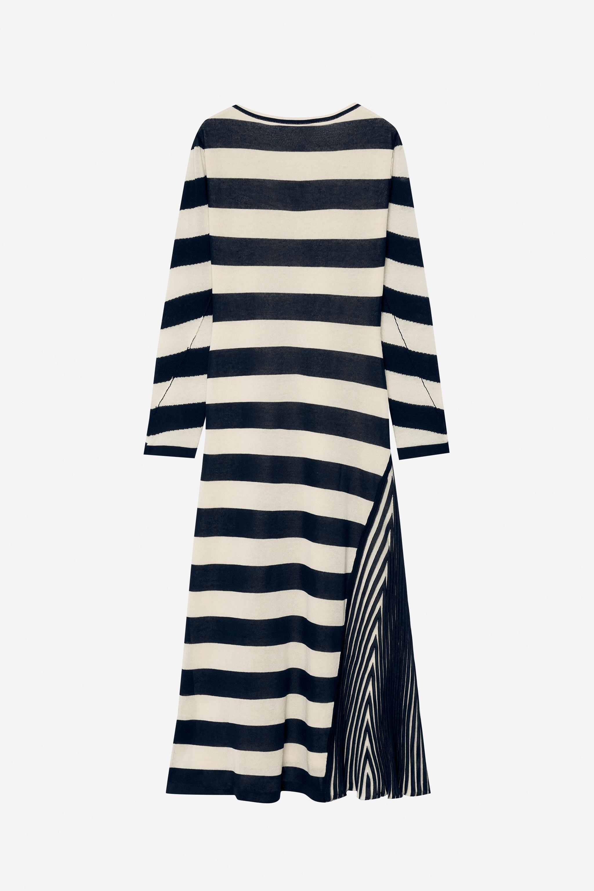 Zara ÇİZGİLİ ELBİSE - THE ITEM ZARA WOMAN görsel 8
