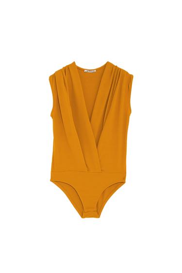 DRAPED BODYSUIT