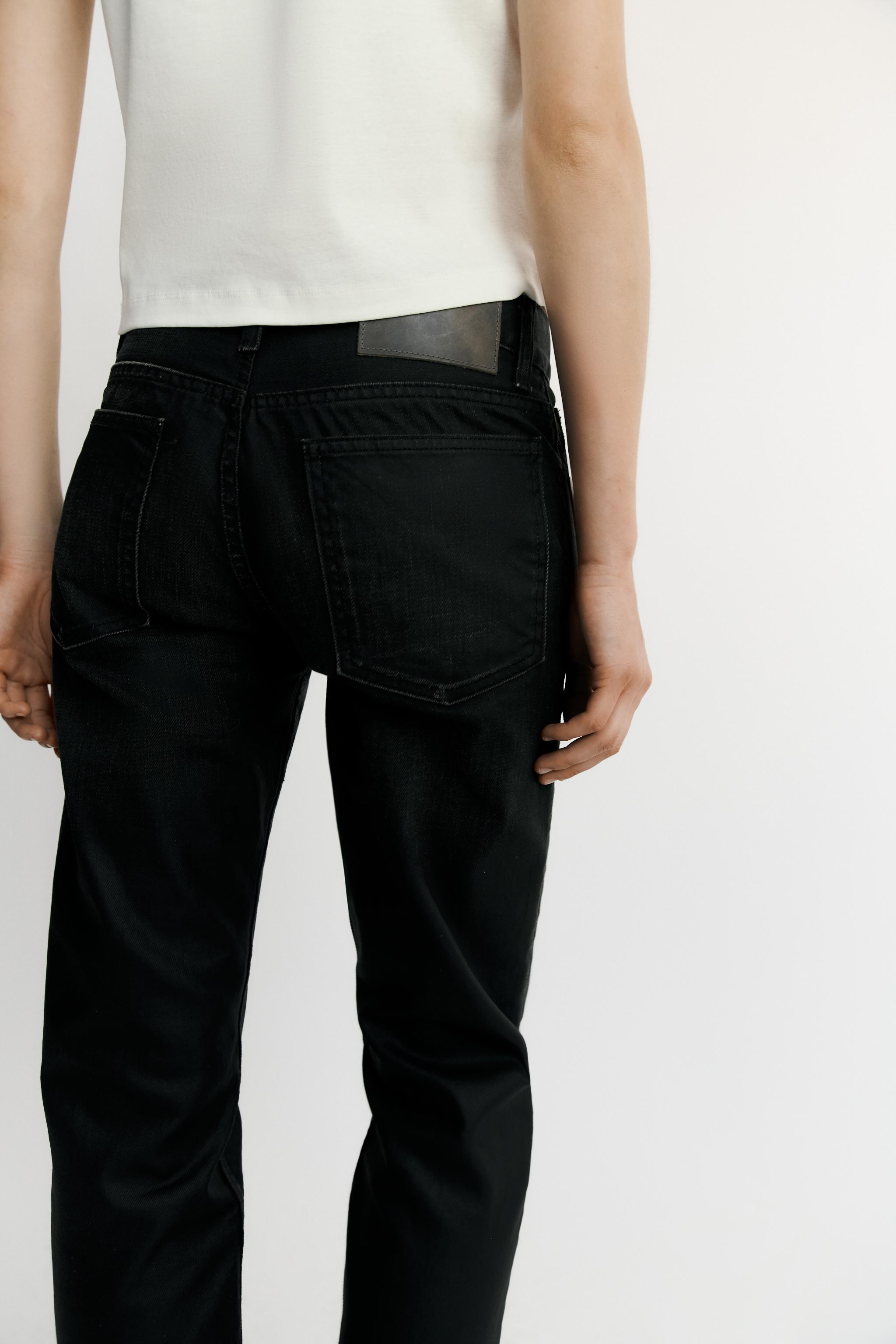 LOW-RISE LOOSE STRAIGHT TRF JEANS - thumbnail 6