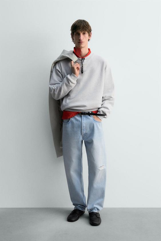 REGULAR FIT CREWNECK SWEATSHIRT