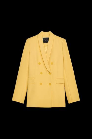 GERADER SMOKINGBLAZER – ZW COLLECTION - Pastellgelb von Zara - Bild 0