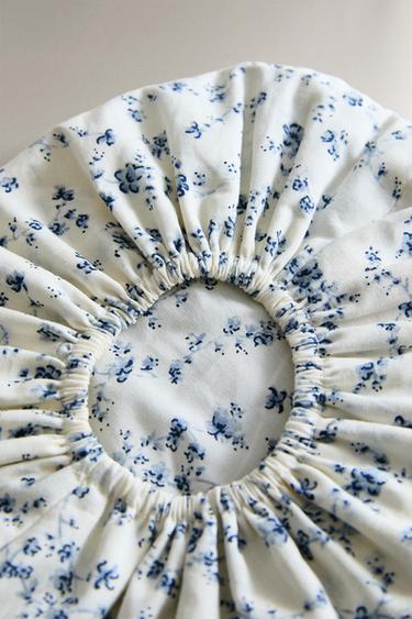 BLUE FLORAL COTTON WIPE HOLDER - Blue by Zara - Image 2