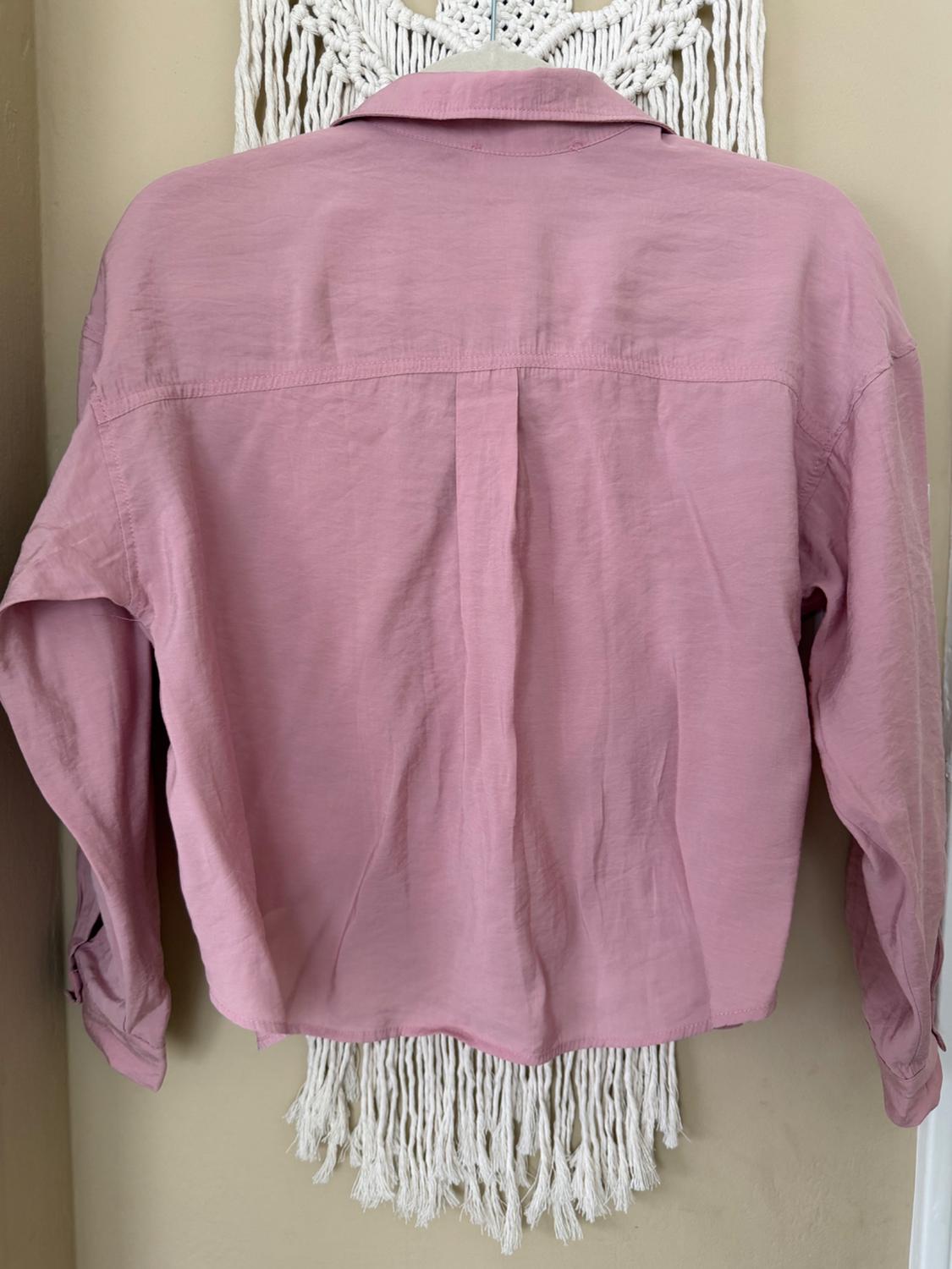 FLOWY KNOTTED SHIRT - Image 4