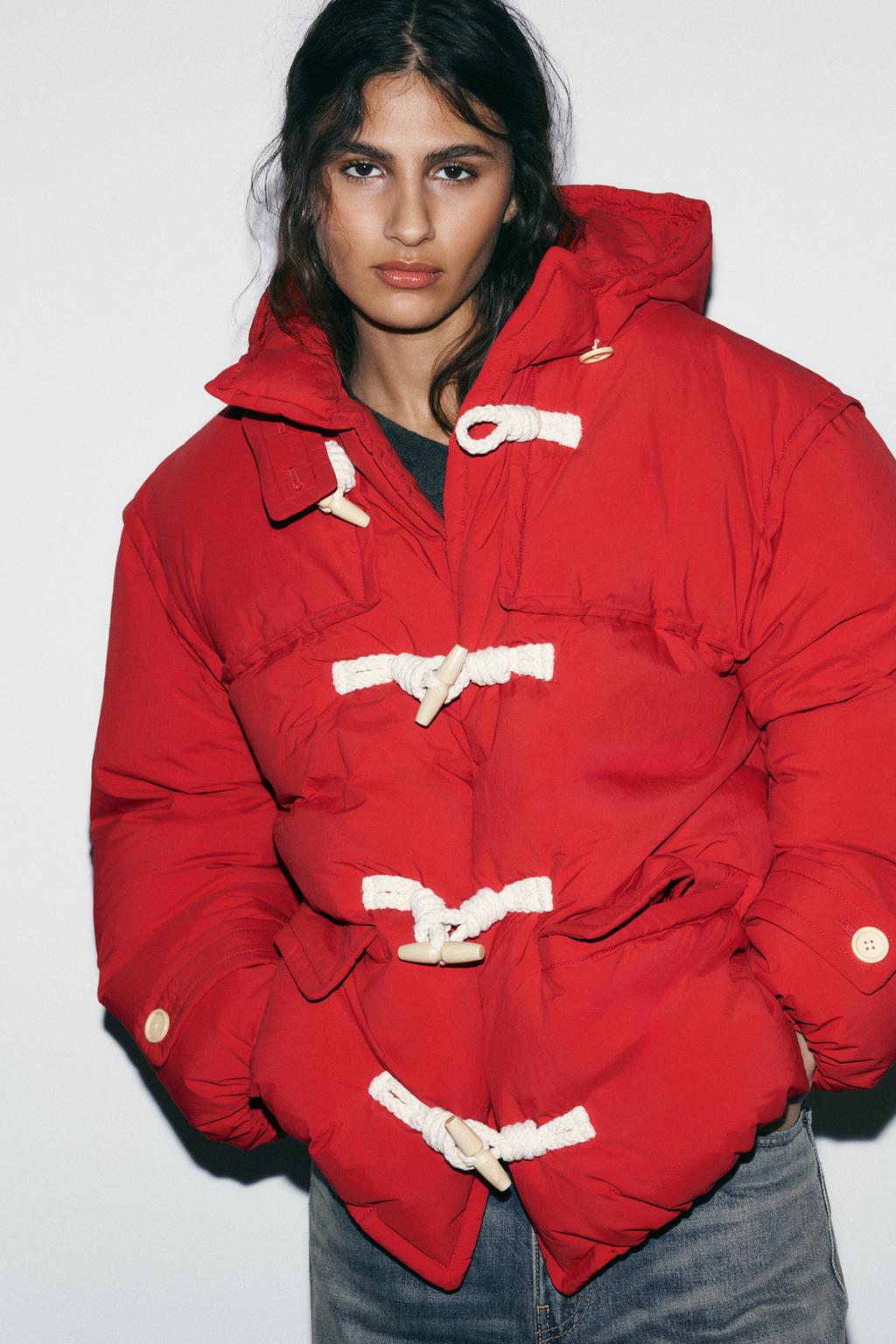 HOODED ANORAK 60% DOWN 40% FEATHER FIREMAN CLASP