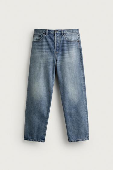 JEANS RELAXED ANKLE FIT - Azul medio de Zara