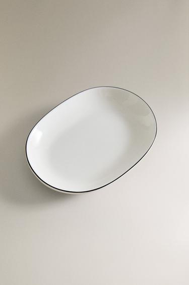 BONE CHINA BATHROOM SOAP DISH - White de Zara - Image 1