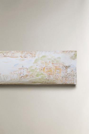 TAIE D’OREILLER COTON PAYSAGE - Beige de Zara - Image 4