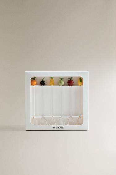 LOT PETITES CUILLÈRES VERRE RECYCLABLE FRUITS (LOT DE 6) -  de Zara - Image 4