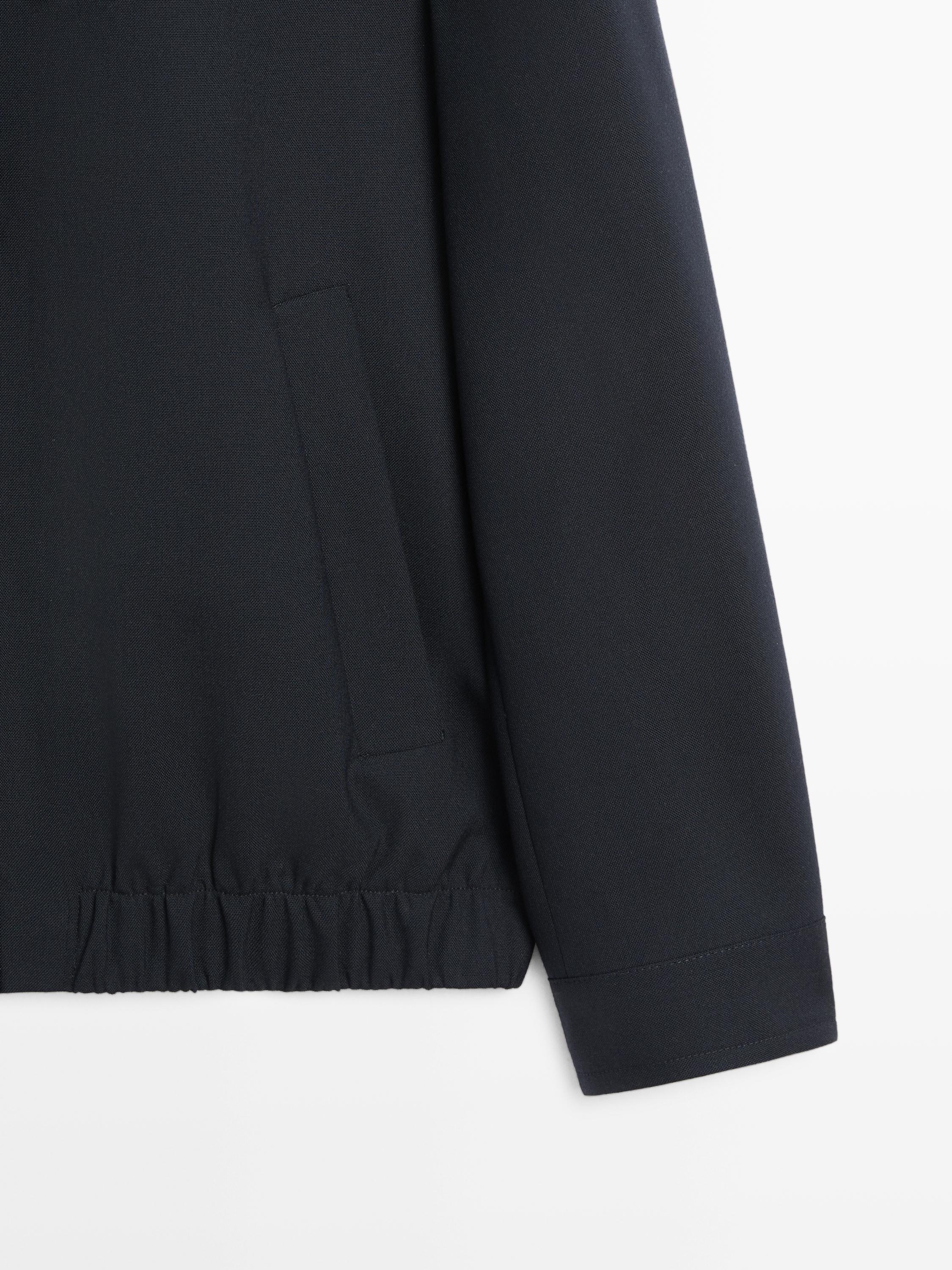 Blouson total look laine froide