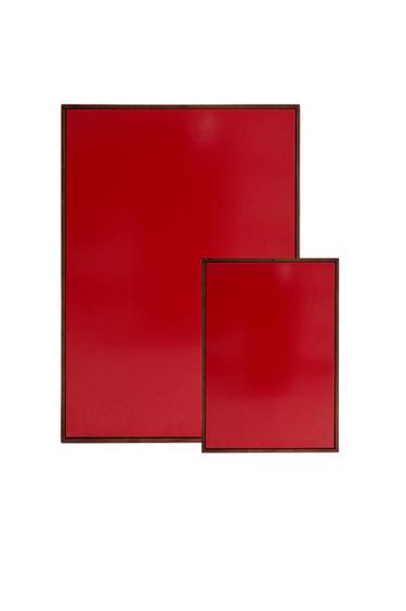 LACQUERED MAGNETIC PANEL - Red by Zara