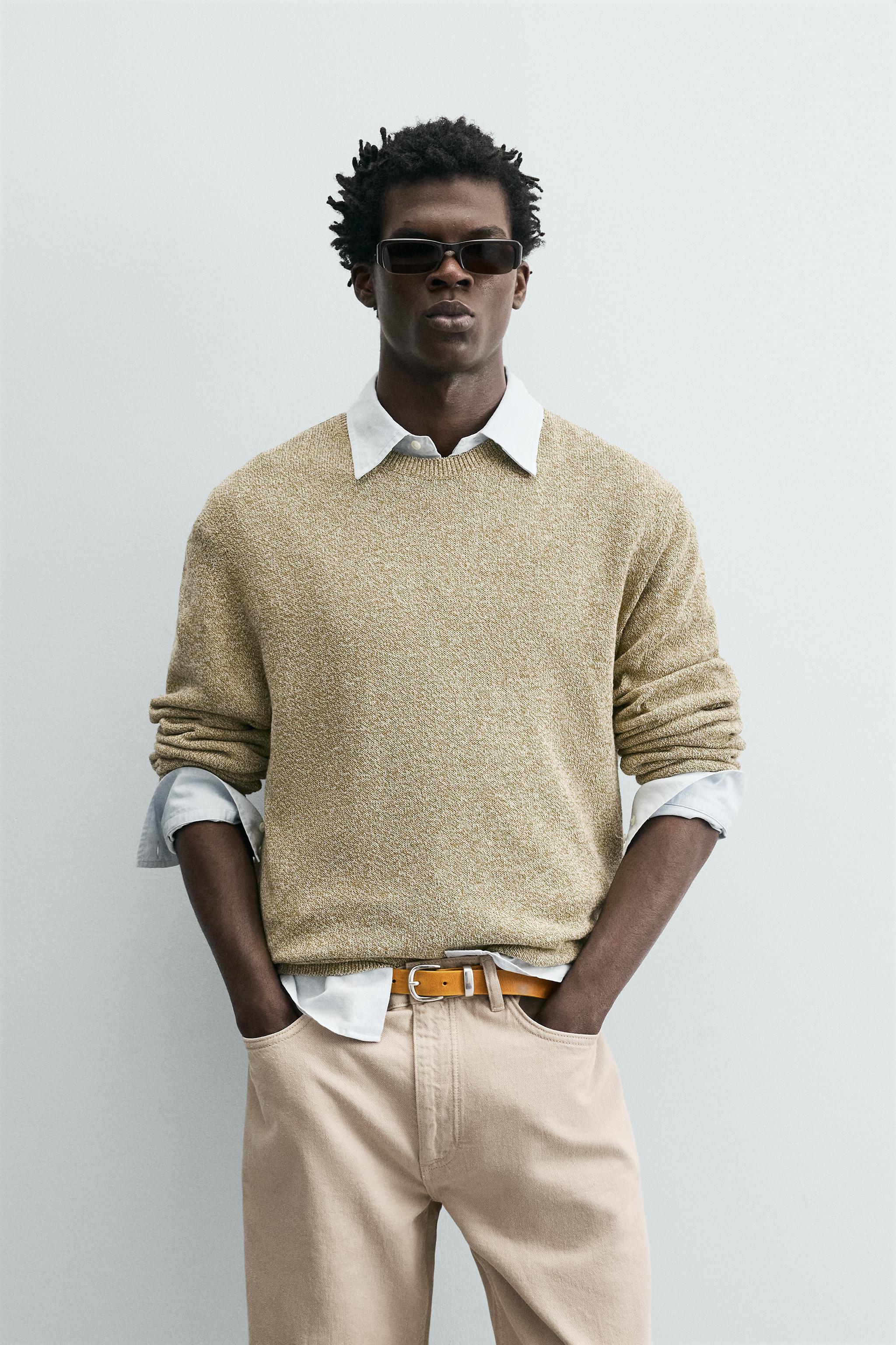 COTTON BLEND CABLE JUMPER