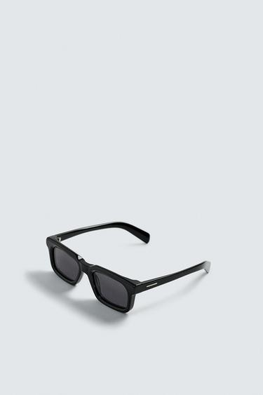 RECTANGULAR SUNGLASSES - Black by Zara - Image 4