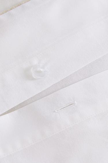 HOUSSE DE COUETTE COTON LISERÉ - Blanc de Zara - Image 3