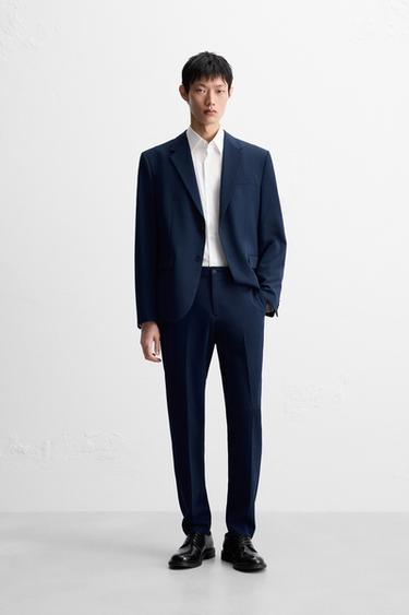 COMFORT SUIT TROUSERS - Bluish by Zara