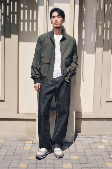 Zara 寬鬆版牛仔褲 - 靛青色