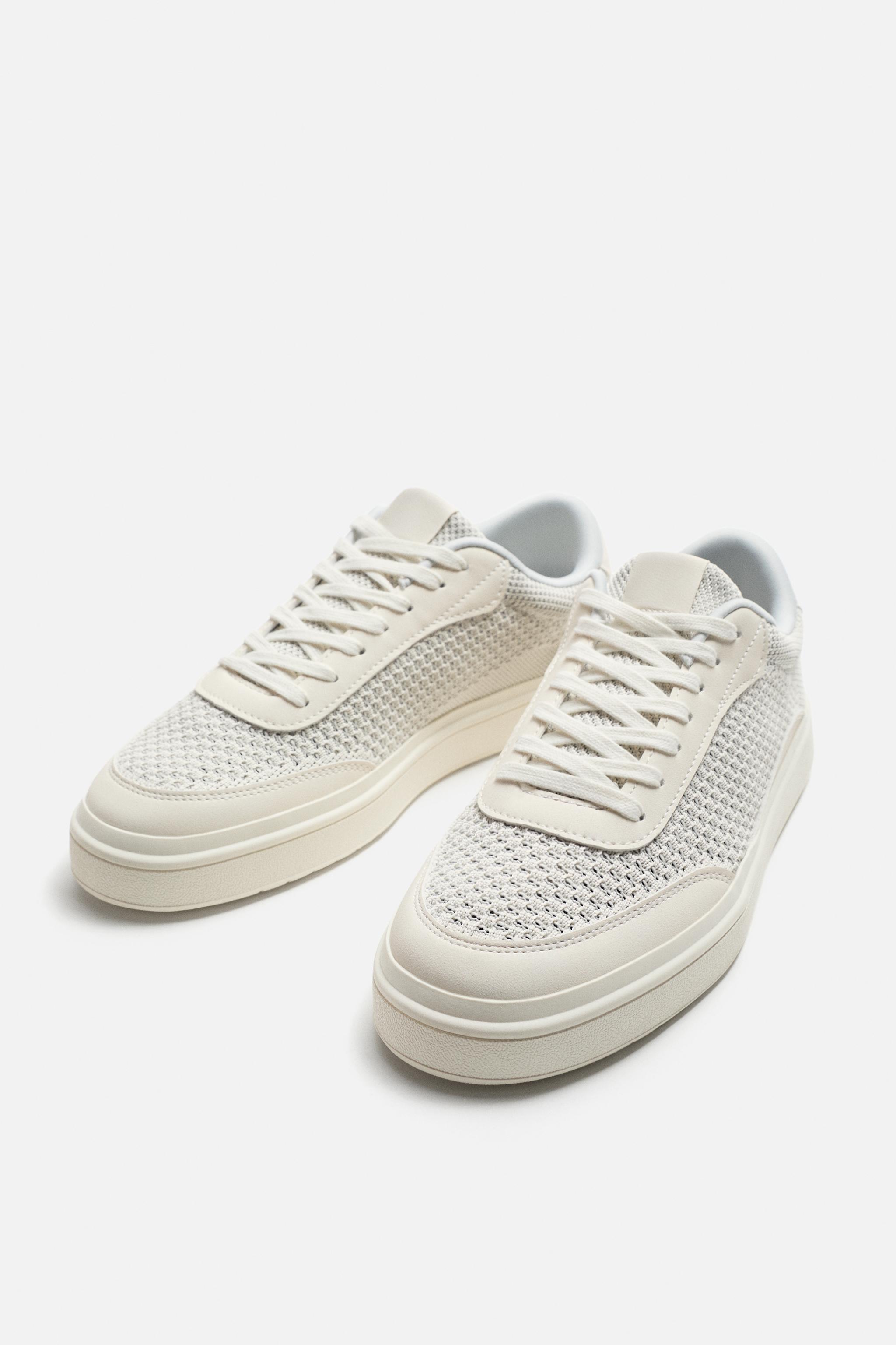 Zara mesh fashion combination sneakers